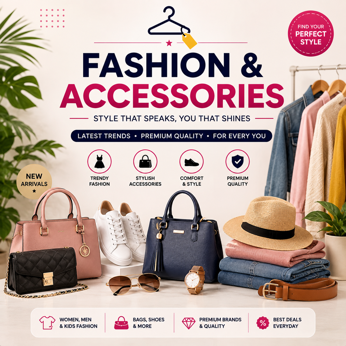 Fashion & Accessories – Latest Styles & Trends
