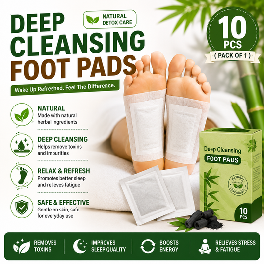 Deep Cleansing Foot Pads 10pcs (Pack of 1)